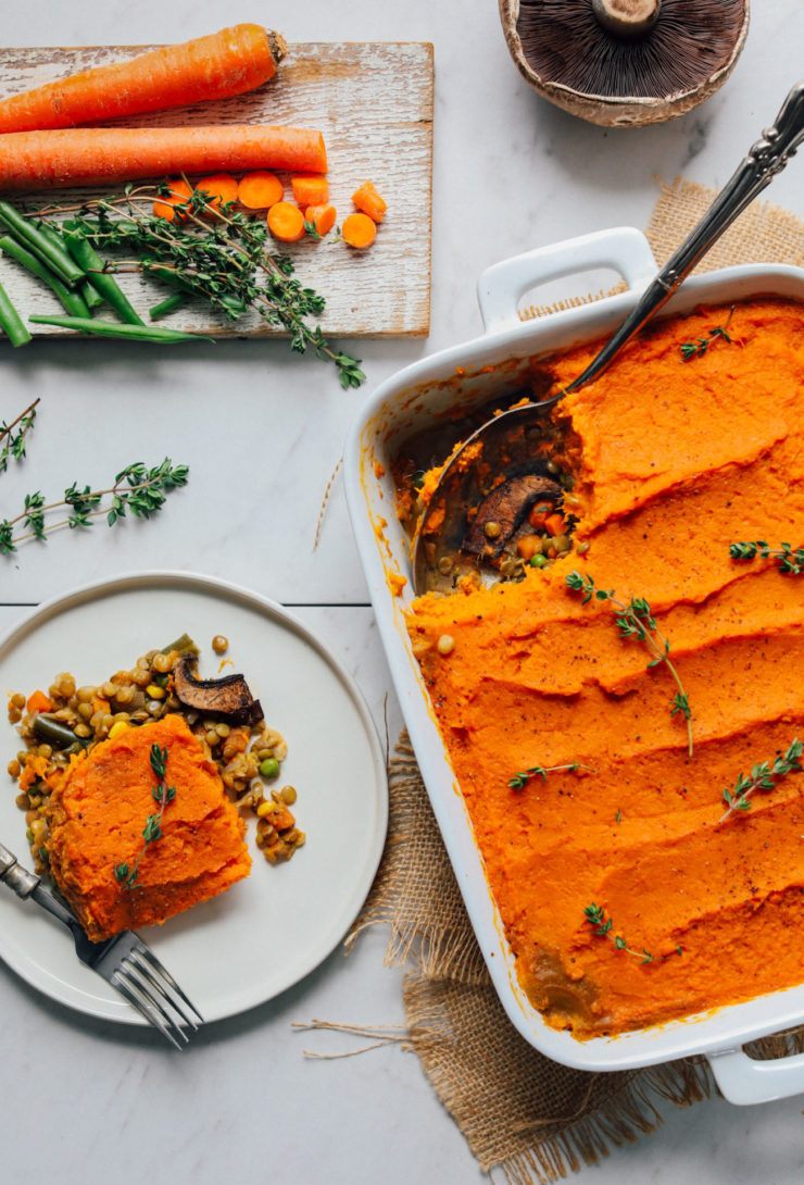 vegan shepherd's pie