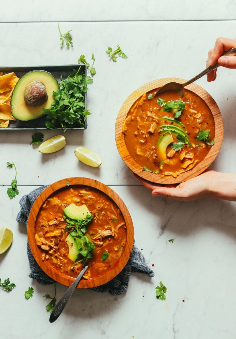 vegan tortilla soup vegan tortilla soup