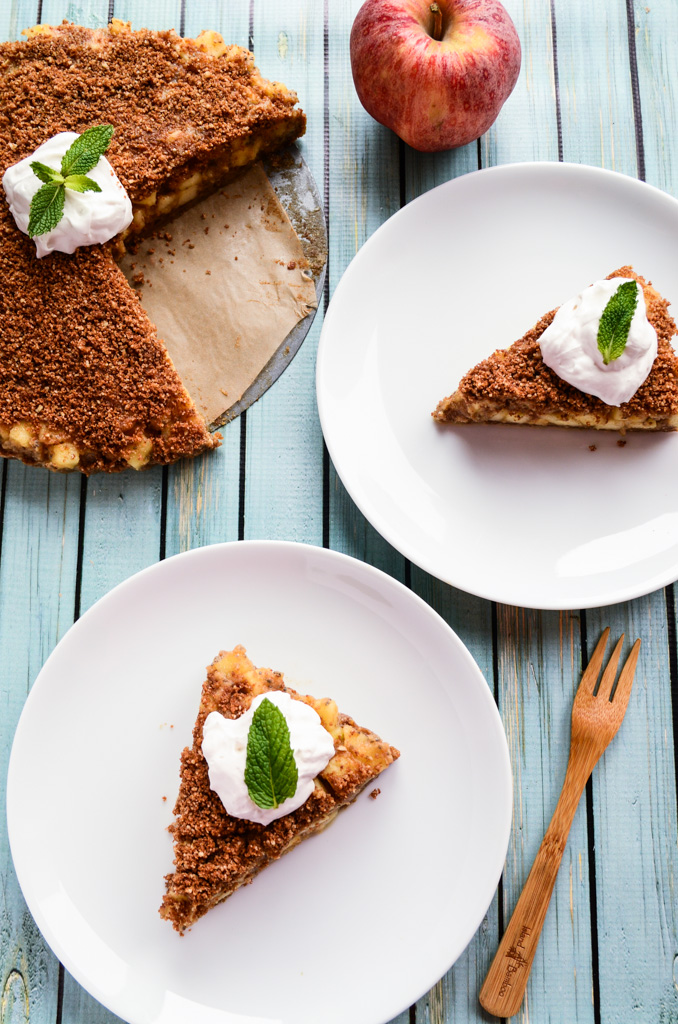 raw apple pie