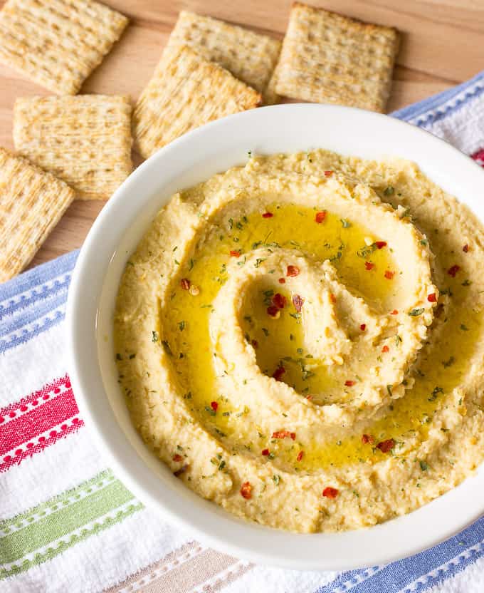 No Tahini Hummus
