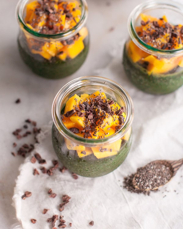 Detox Spirulina Chia Pudding