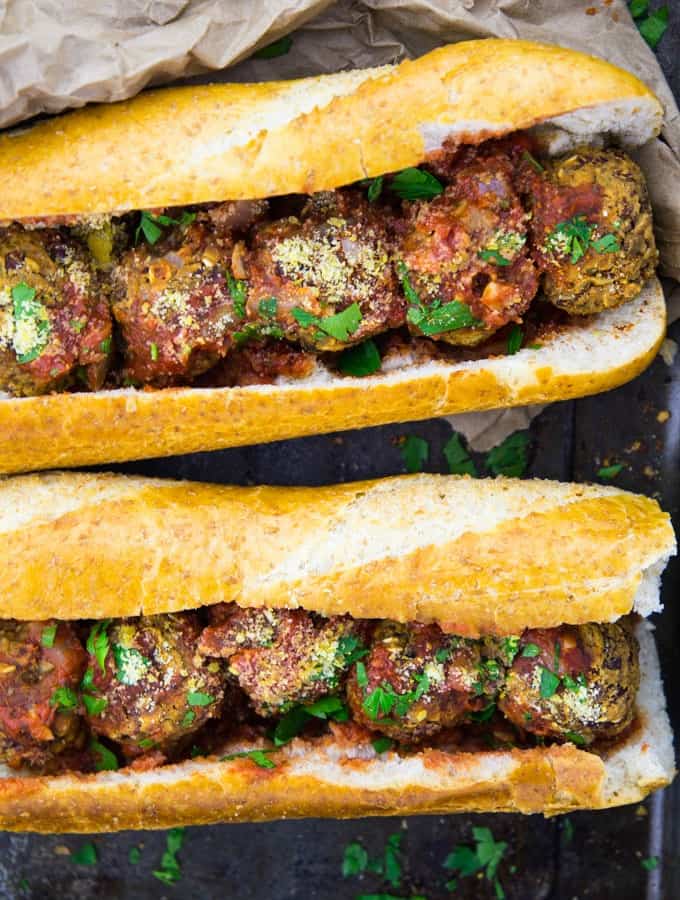 vegan meatball sub vegan meatball sub
