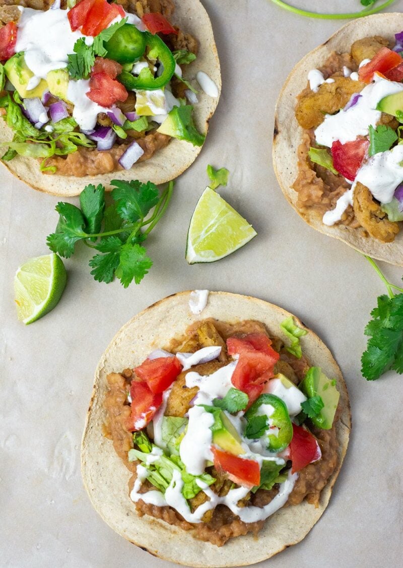 Easy Vegan Tostadas Easy Vegan Tostadas