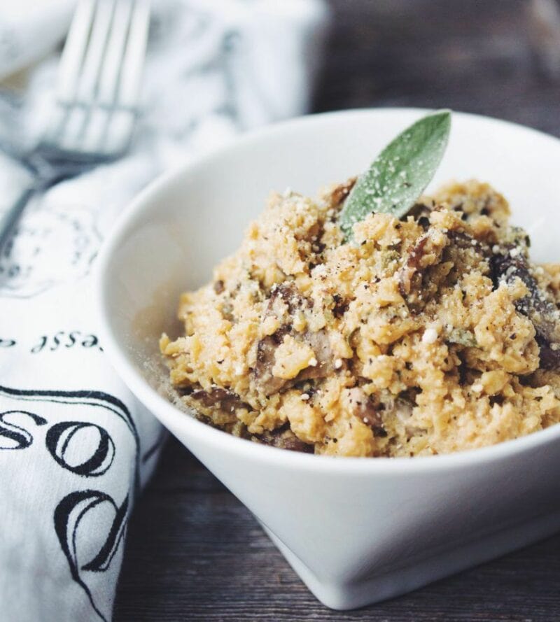 Mushroom, Sage & Cauliflower 'Risotto'