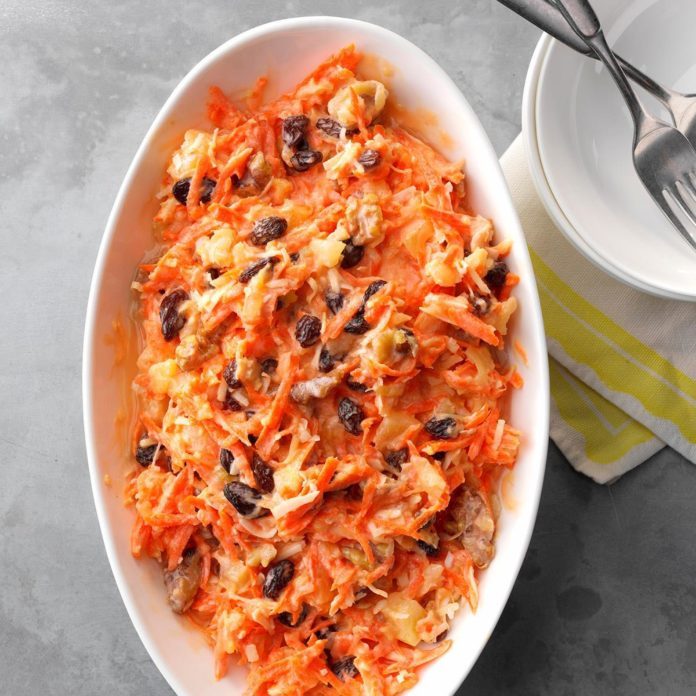 sweet carrot ginger salad