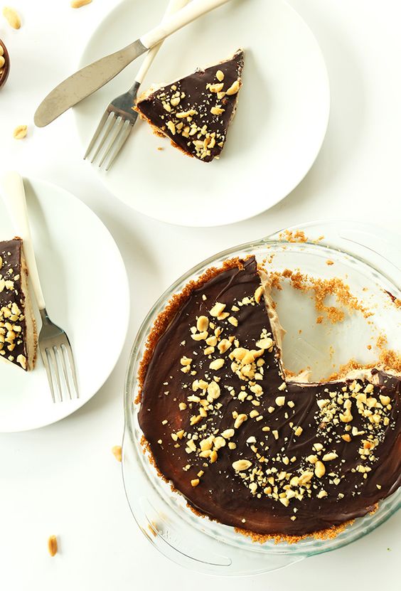 vegan peanut butter cup pie vegan peanut butter cup pie