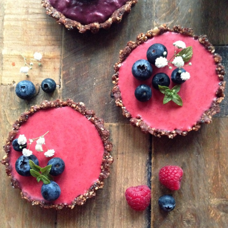 raw vegan tarts