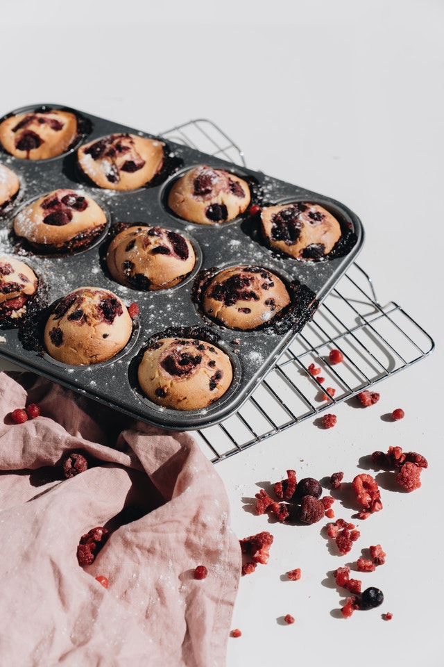 blueberry muffins