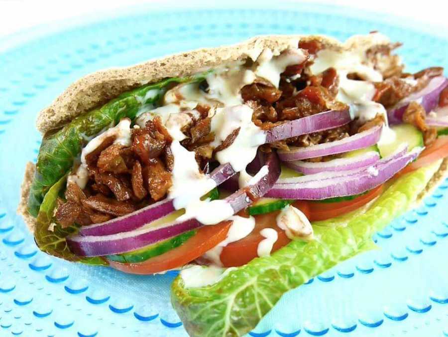 Vegan doner kabab Vegan doner kabab
