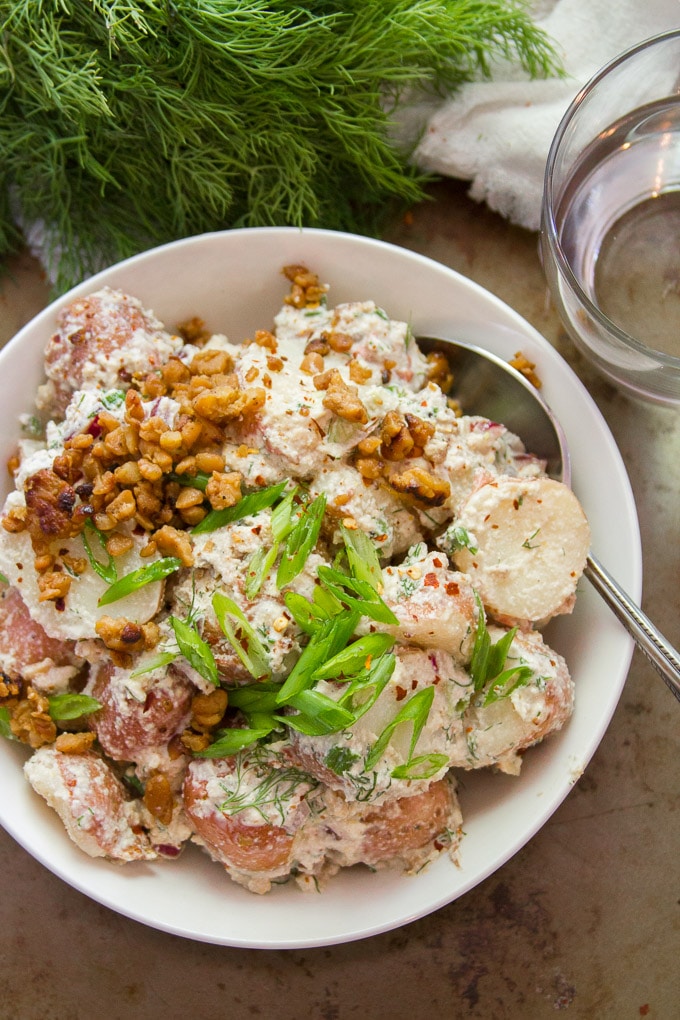 Creamy Dill Vegan Potato Salad