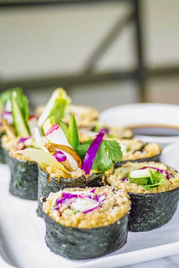 vegan sushi