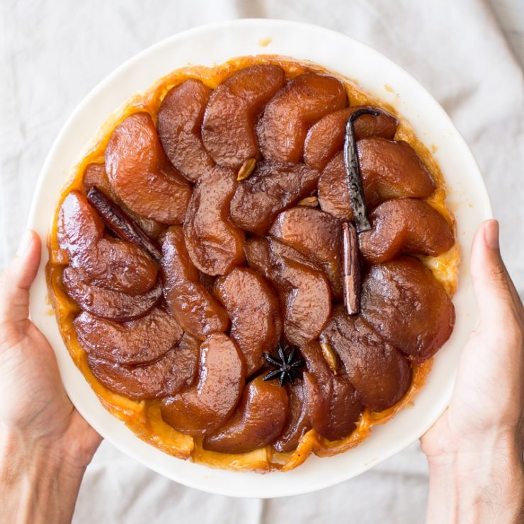 vegan tart tatin vegan tart tatin