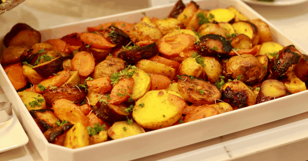 Easy vegetarian tray bake recipes for lazy cooks