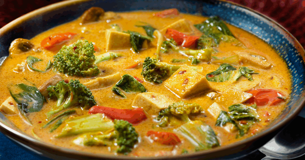Quick vegetarian curries with store-bought paste