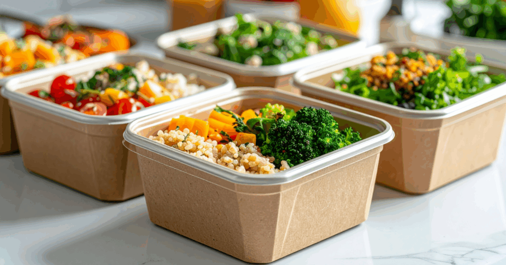 Vegan high-protein meal prep for muscle gain