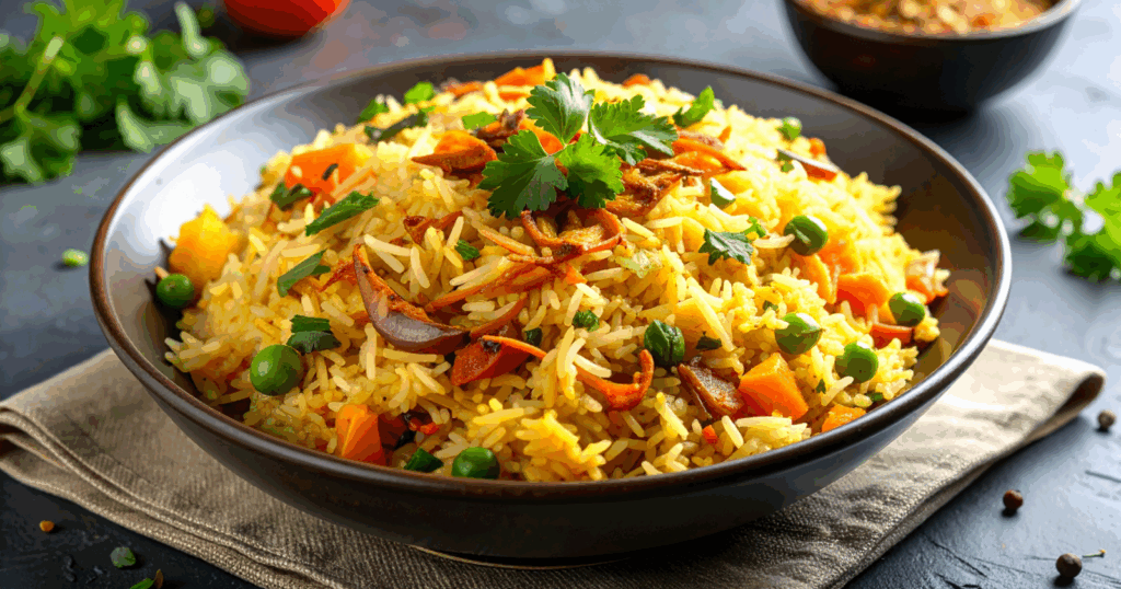 Vegetarian recipes for using up leftover rice