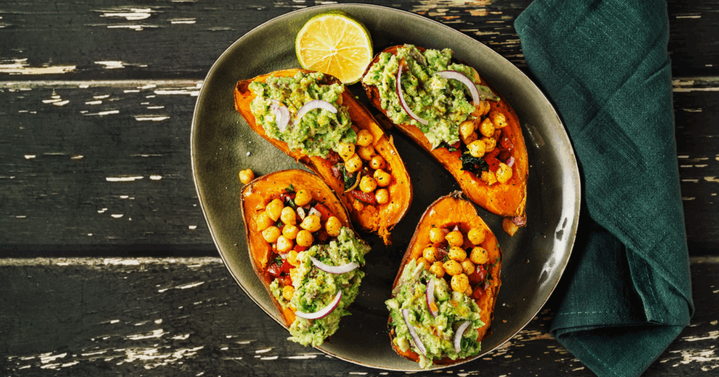 Vegetarian recipes with crispy roasted chickpeas