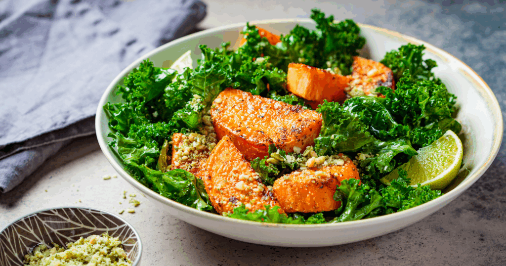 Vegetarian recipes built around sweet potatoes