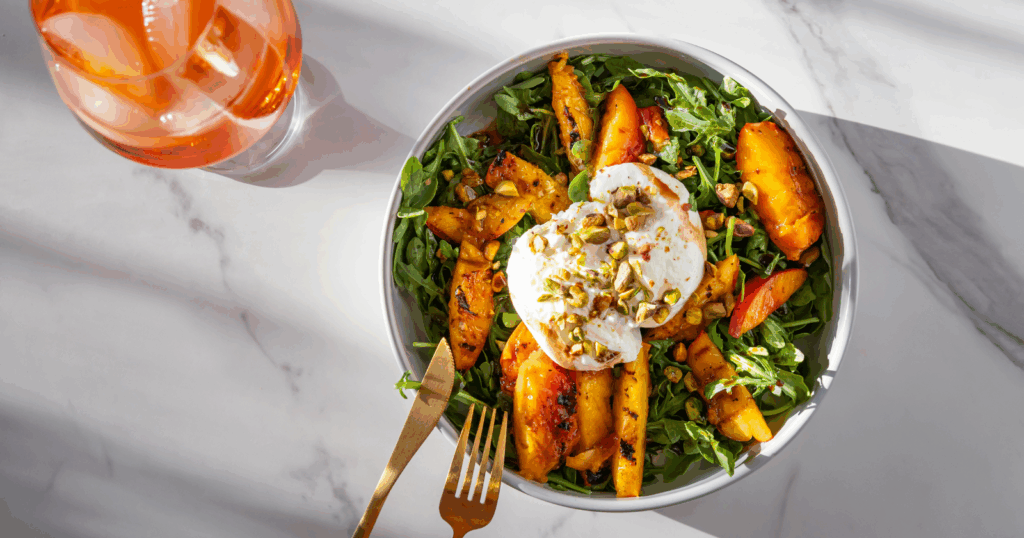 Vegetarian recipes centered around fresh summer produce