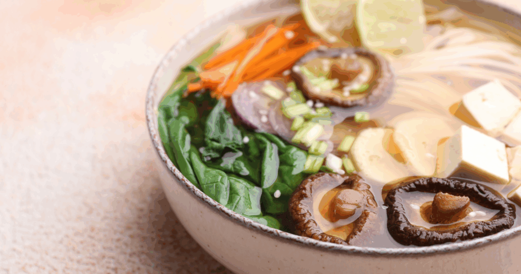 How to make a vegetarian ramen that actually tastes rich and complex — the broth technique that makes all the difference