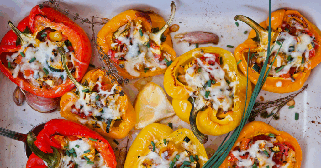 The stuffed peppers recipe I come back to when I want something that looks like effort but genuinely isn’t