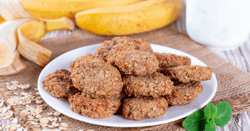 The banana oat breakfast cookies I make on Sunday so weekday mornings are never a scramble