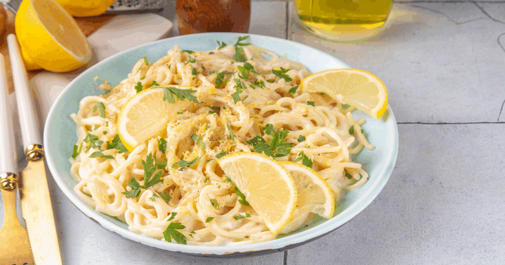 The lemon and ricotta pasta I make when I want something light, elegant, and ready in the time it takes to boil the water