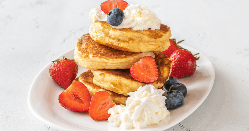 The ricotta pancakes I make on weekend mornings when I want something that feels indulgent but takes less than 20 minutes